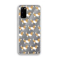 Doggy: Samsung Galaxy S20 Transparant Hoesje