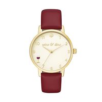 Horlogeband Kate Spade New York KSW9022 Leder Rood 16mm - thumbnail