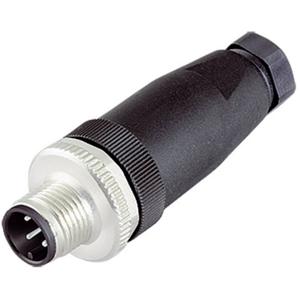 binder 99-0487-12-08 Sensor/actuator connector, niet geassembleerd M12 Aantal polen (sensoren): 8 Stekker, recht 1 stuk(s)