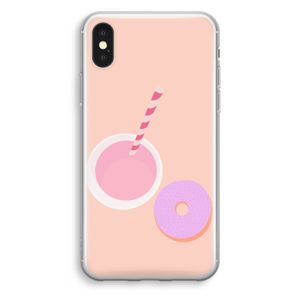 Donut: iPhone XS Transparant Hoesje