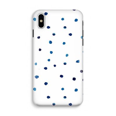 Blauwe stippen: iPhone X Tough Case