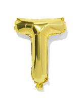 HEMA Folieballon letter T 30cm goud (goud)