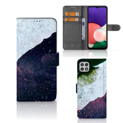 Samsung Galaxy A22 5G | Book Case | Sea in Space