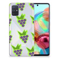 Samsung Galaxy A71 | Siliconen Case | Druiven