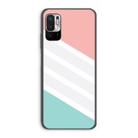 Strepen pastel: Xiaomi Redmi Note 10 5G Transparant Hoesje