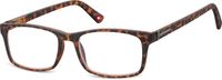 Montana leesbril MR73A rechthoekig turtle bruin sterkte +3.50 - thumbnail