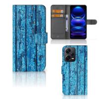 Xiaomi Poco X5 Pro | Note 12 Pro 5G | Book Style Case | Wood Blue