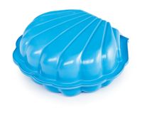 Paradiso Toys zandbak met deksel Schelp 102 x 88 x 20 cm blauw - thumbnail