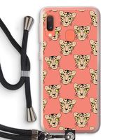 Tijger: Samsung Galaxy A20e Transparant Hoesje met koord