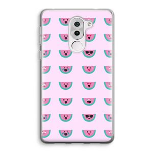 Smiley watermeloenprint: Honor 6X Transparant Hoesje