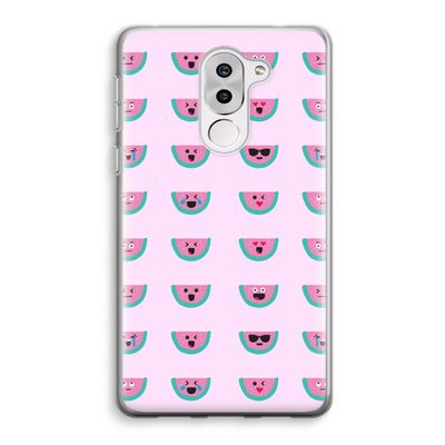 Smiley watermeloenprint: Honor 6X Transparant Hoesje