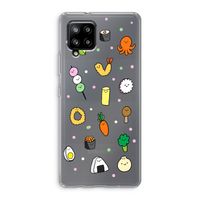 Happy bento friends: Samsung Galaxy A42 5G Transparant Hoesje