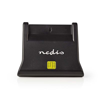 Nedis Kaartlezer | Smart Card (ID) | USB 2.0 | 1 stuks - CRDRU2SM3BK CRDRU2SM3BK