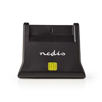Nedis Kaartlezer | Smart Card (ID) | USB 2.0 | 1 stuks - CRDRU2SM3BK CRDRU2SM3BK