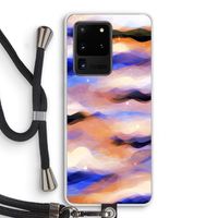 Donkere Wolken: Samsung Galaxy S20 Ultra Transparant Hoesje met koord