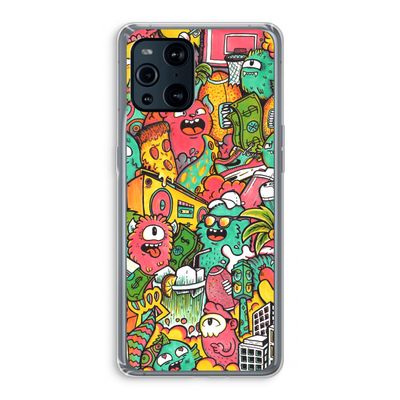 Vexx City: Oppo Find X3 Transparant Hoesje
