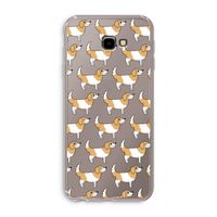 Doggy: Samsung Galaxy J4 Plus Transparant Hoesje