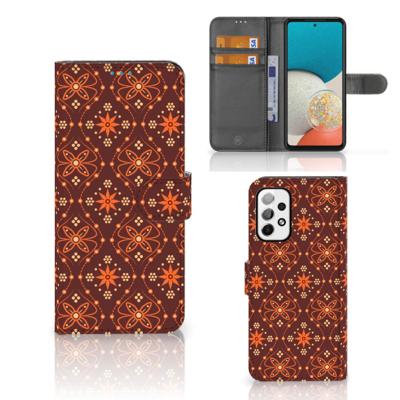 Samsung Galaxy A73 5G | Telefoon Hoesje | Batik Brown