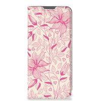 Nokia G11 | G21 Smart Cover Pink Flowers - thumbnail