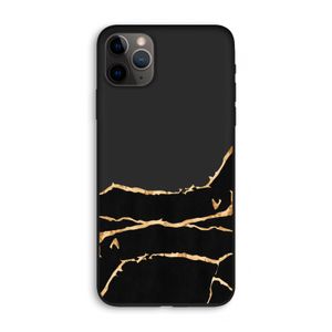 Gouden marmer: iPhone 11 Pro Max Biologisch afbreekbaar hoesje