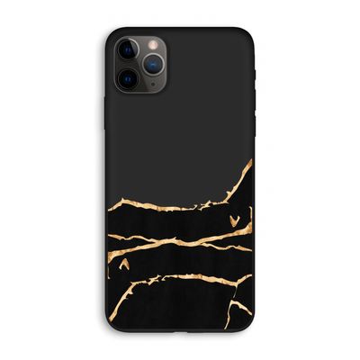 Gouden marmer: iPhone 11 Pro Max Biologisch afbreekbaar hoesje