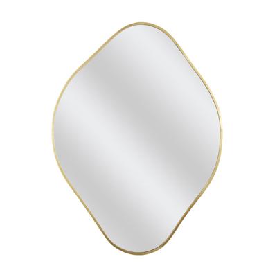 Home Deco Factory Spiegel - goud - 44 x 60 cm - wandspiegel - diamant vorm