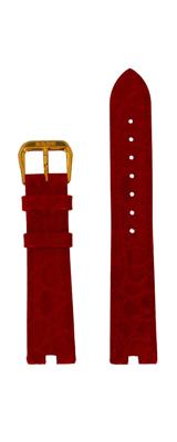 Horlogeband Rado 01.152.3694.2.315 / R0708716 / R41694156 Leder Rood 18mm