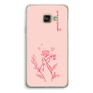 Giving Flowers: Samsung A3 (2017) Transparant Hoesje