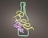 Led neon usb-c beer time 29 x 38 cm multicolor