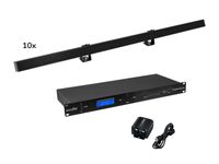 EUROLITE Set 10x LED PR-100/32 Pixel DMX Rail bk + DMX Software - thumbnail