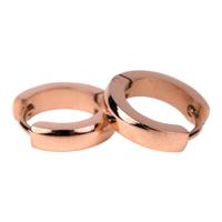 Kalli Oorringen Bolle Buis Rosé 0.9 cm | 1830