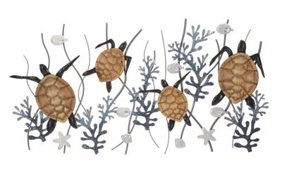 IJZEREN WANDPANEEL SCHILDPAD CM 132,7X5,7X69,9