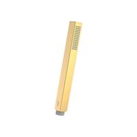 Staafhanddouche Tres Cuadro | 1 Stand | Vierkant | 24k Goud glans