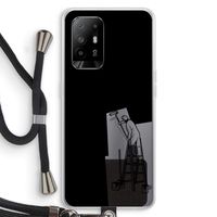 Musketon Painter: Oppo A94 5G Transparant Hoesje met koord