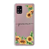 Zonnebloemen: Samsung Galaxy A51 5G Transparant Hoesje Zonnebloemen: Samsung Galaxy A51 5G Transparant Hoesje