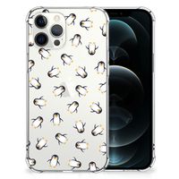 Doorzichtige Silicone Hoesje voor iPhone 12 Pro Max Pinguïn