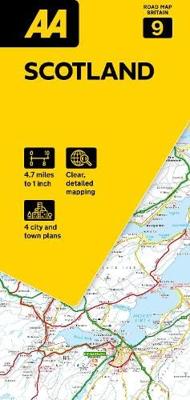 Wegenkaart - landkaart 9 Road Map Britain Schotland | AA Publishing