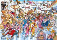 Wasgij Mystery 22: Winterspelen! 1000 stukjes - Legpuzzel voor volwassenen - thumbnail