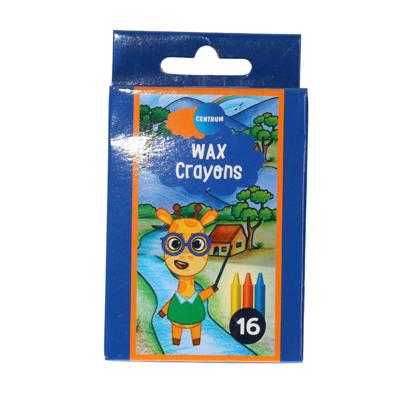 Waskrijtjes - 16x - gekleurd - 9 cm - speelgoed/knutselen - wax