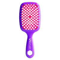 UNbrush Detangling Hair Brush Neon - Electric Berry