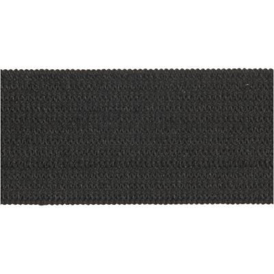 Creativ Company Elastiek dikte 20mm zwart, 25m