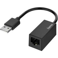 Hama Hama - Netzwerkadapter - USB2.0 - 10/100 Ethernet x 1 - Schwarz (00200324) Netwerkadapter 10 / 100 MBit/s LAN (10/100 MBit/s), USB-A 2.0 - thumbnail