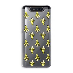 Bananas: Samsung Galaxy A80 Transparant Hoesje
