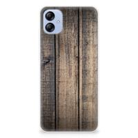 Samsung Galaxy A04e | Bumper Hoesje | Steigerhout