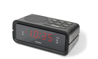 TechniSatDigiclock 2 Wekker radio Zwart