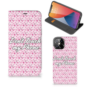 iPhone 12 Pro Max Design Case Flowers Pink DTMP