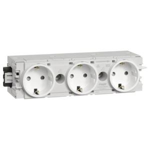 Hager Tehalit Stopcontact voor Accessoires voor elektroplintsysteem Wit 1 stuk(s)