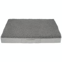Sun Garden buddy orthopedisch hondenkussen 72x50x8cm lichtgrijs/gemeleerd