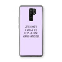 Ochtendhumeur: Xiaomi Redmi 9 Transparant Hoesje