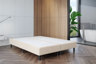 2dekans 30 cm Pocketboxen- Zonder Matras - 120 x 220 Velvet Creme (Stofschade)